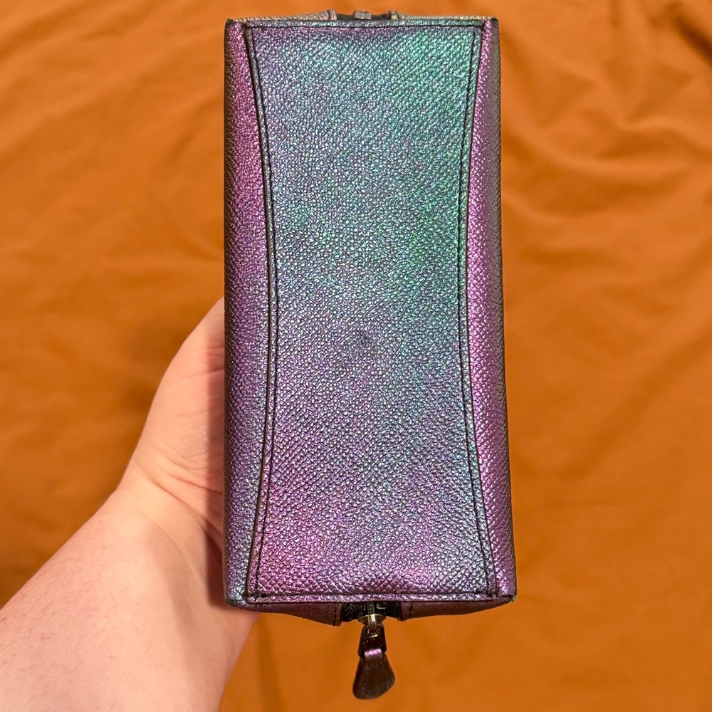 COACH | Holographic Pebble Leather Cosmetic Case - Picture 6 of 9